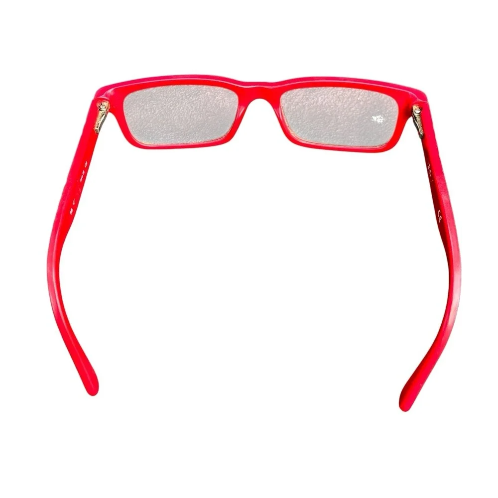Boys‎ Youth Ray-Ban Eyeglasses Kids RB 1535 Full Frame Square Plastic Red Black